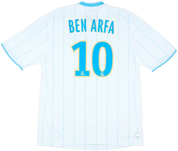 2009-10 Olympique Marseille Home Shirt Ben Arfa #10 - 9/10 - (L)