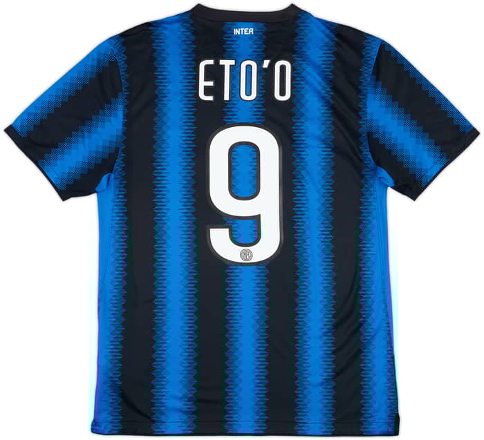 2010-11 Inter Milan Home Shirt Eto'o #9 - 10/10 - (M)