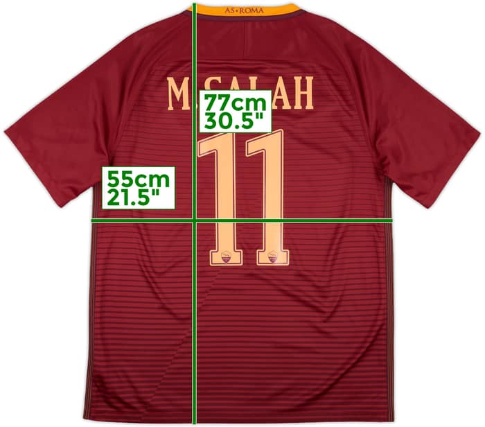 2016-17 Roma Home Shirt M.Salah #11 - 10/10 - (L)