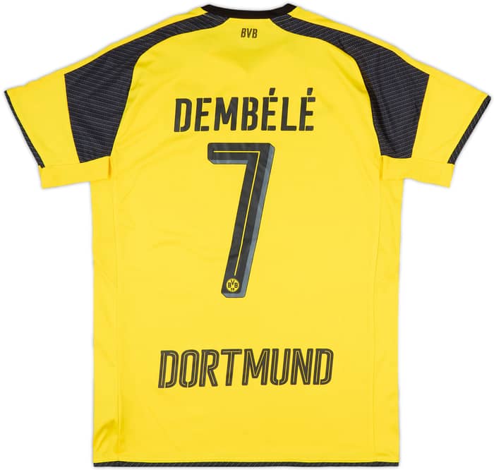2016-17 Borussia Dortmund Home European Shirt Dembele #7 - 8/10 - (M)