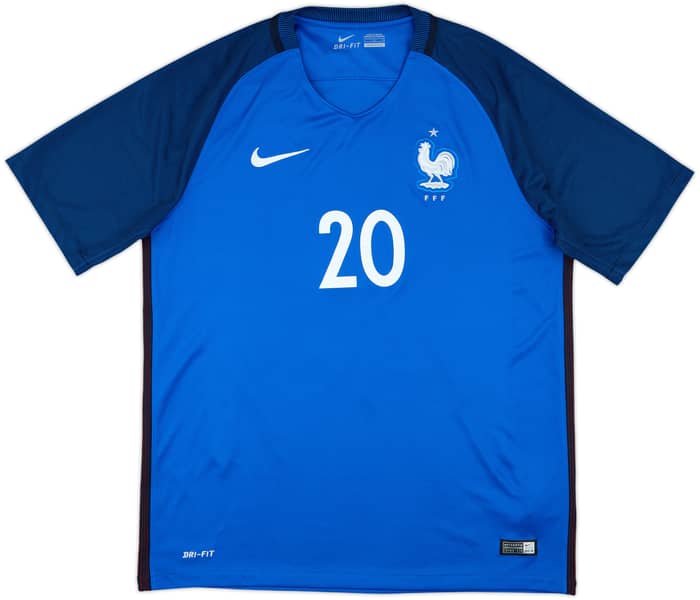 2016-17 France Home Shirt Mbappe #20 - 9/10 - (L)