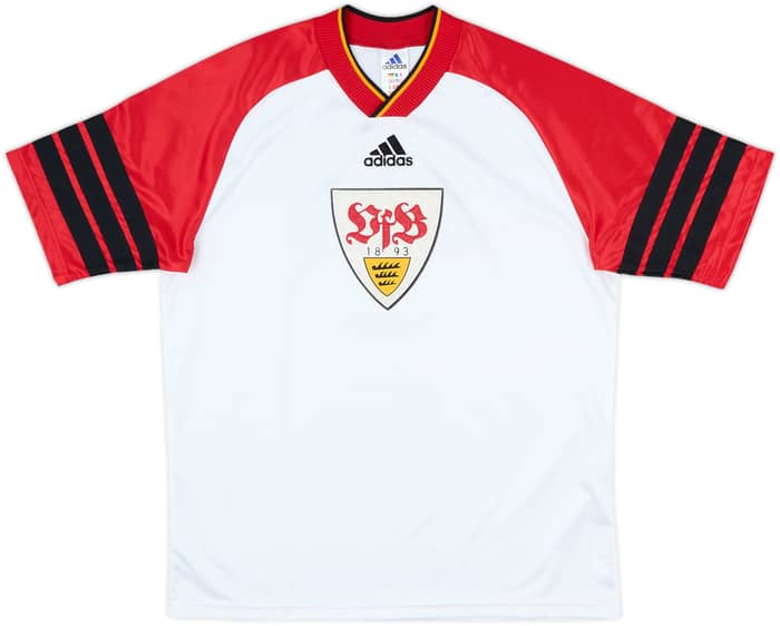 1998-99 Stuttgart adidas Training Shirt - 8/10 - (L.Boys)