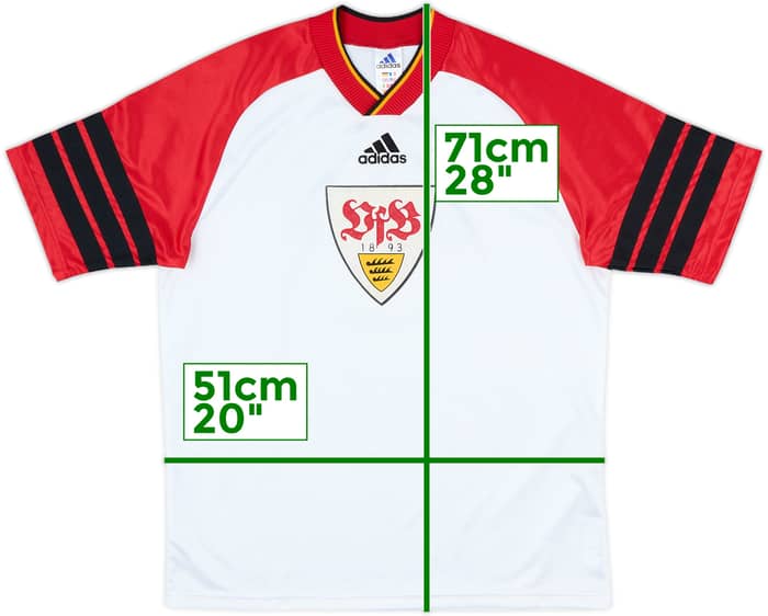 1998-99 Stuttgart adidas Training Shirt - 8/10 - (L.Boys)