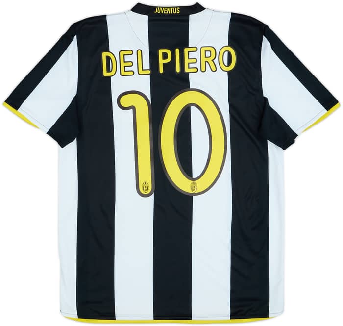2008-09 Juventus Home Shirt Del Piero #10 - 8/10 - (M)
