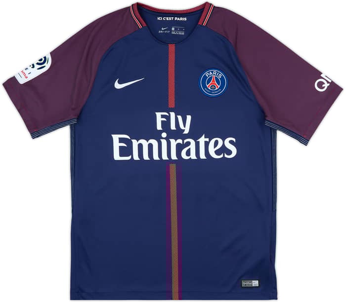 2017-18 Paris Saint-Germain Home Shirt Cavani #9 - 10/10 - (M)