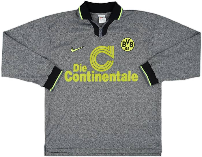 1997-98 Borussia Dortmund Match Issue Away L/S Shirt #3