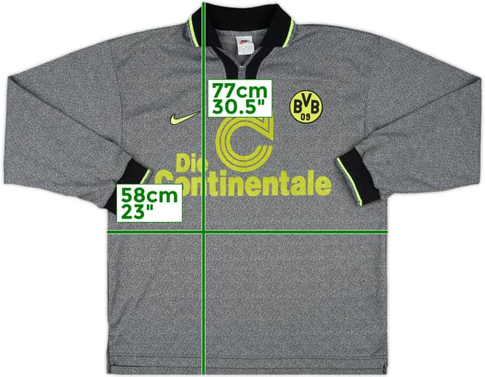 1997-98 Borussia Dortmund Match Issue Away L/S Shirt #3