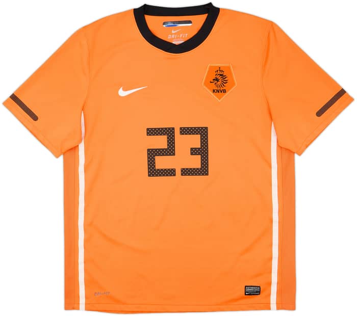 2010-11 Netherlands Home Shirt Van Der Vaart #23 - 9/10 - (L)