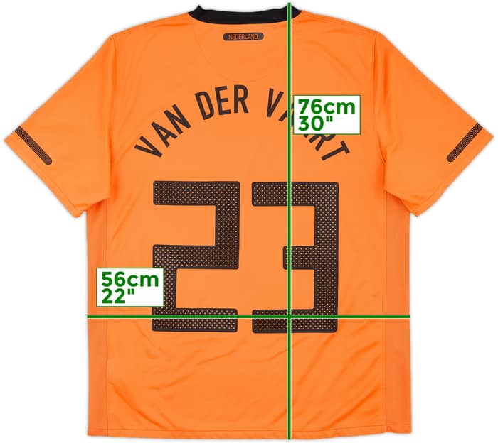 2010-11 Netherlands Home Shirt Van Der Vaart #23 - 9/10 - (L)