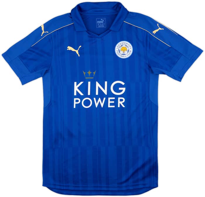 2016-17 Leicester Home Shirt Mahrez #26 - 9/10 - (S)