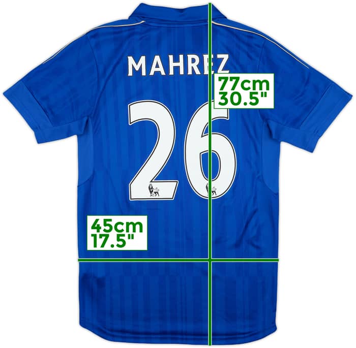 2016-17 Leicester Home Shirt Mahrez #26 - 9/10 - (S)