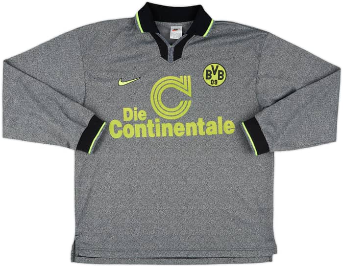 1997-98 Borussia Dortmund Match Issue Away L/S Shirt #4