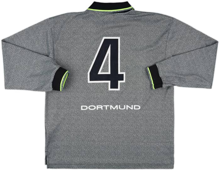 1997-98 Borussia Dortmund Match Issue Away L/S Shirt #4
