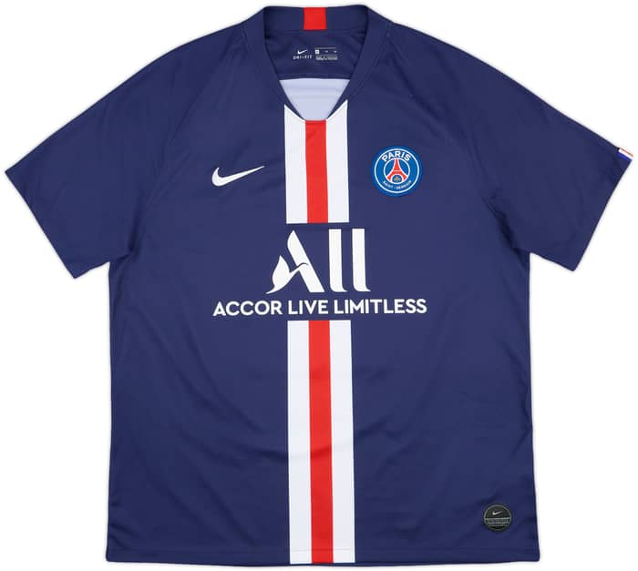 2019-20 Paris Saint-Germain Home Shirt Mbappe #7 - 9/10 - (XL)