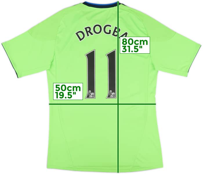 2010-11 Chelsea Third Shirt Drogba #11 - 7/10 - (M)