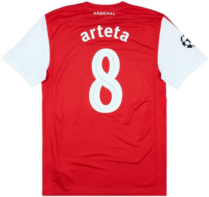 2011-12 Arsenal Home Shirt Arteta #8 - 10/10 - (M)