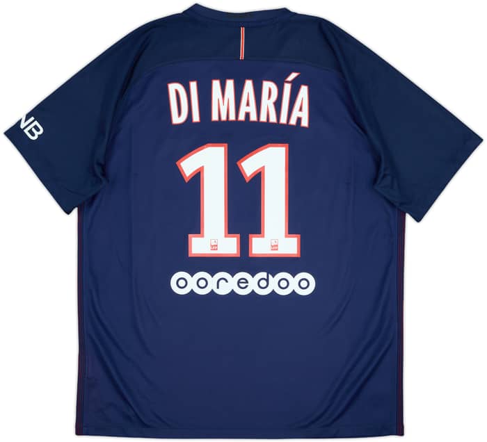 2016-17 Paris Saint-Germain Home Shirt Di Maria #11 - 10/10 - (XL)