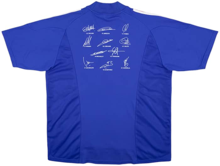 2002-04 France 'Signed' Home Shirt - 8/10 - (L)
