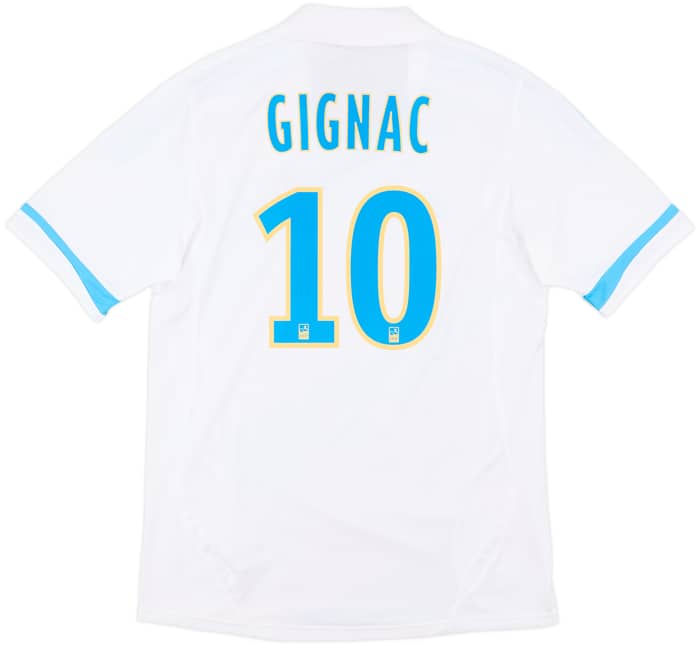 2011-12 Olympique Marseille Home Shirt Gignac #10 - 6/10 - (M)