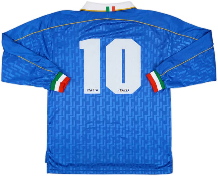 1994-96 Italy Match Issue Home L/S Shirt #10