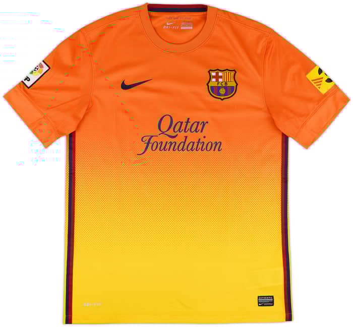 2012-13 Barcelona Away Shirt Pique #3 - 6/10 - (M)