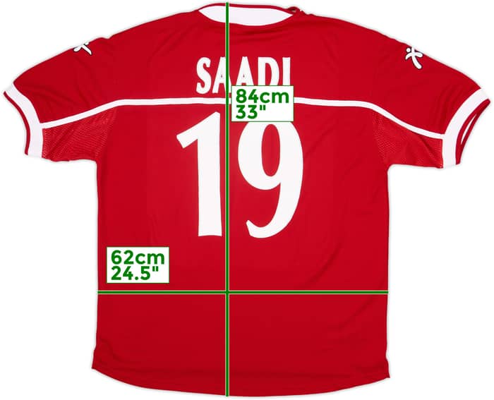 2003-04 Perugia Home Shirt Saadi #19 (XL)