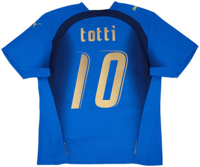 2006 Italy Home Shirt Totti #10 - 7/10 - (L)