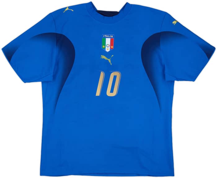 2006 Italy Home Shirt Totti #10 - 7/10 - (L)