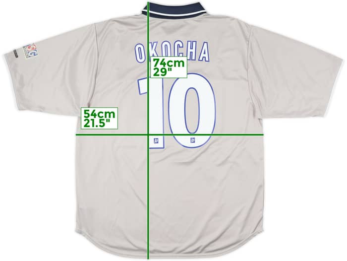 2000-01 Paris Saint-Germain Away Shirt Okocha #10 - 8/10 - (XL)
