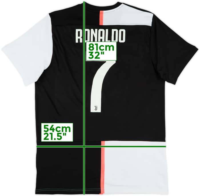2019-20 Juventus Home Shirt Ronaldo #7 - 8/10 - (L)