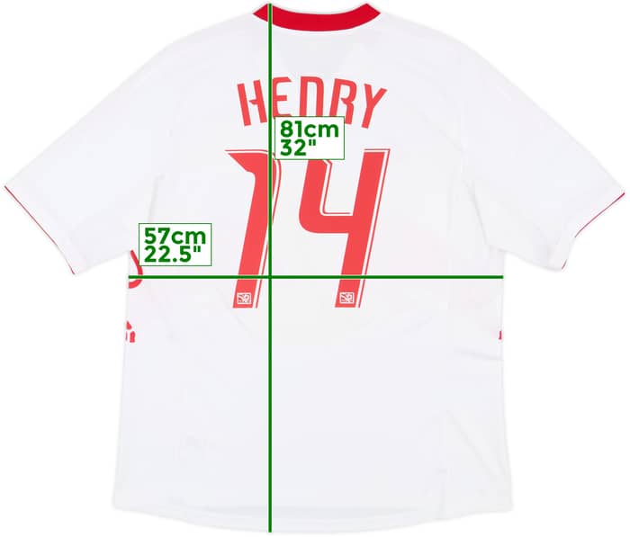 2012-13 New York Red Bulls Home Shirt Henry #14 - 6/10 - (XL)