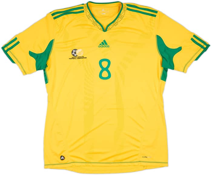 2009-11 South Africa Home Shirt Tshabalala #8 - 9/10 - (XL)