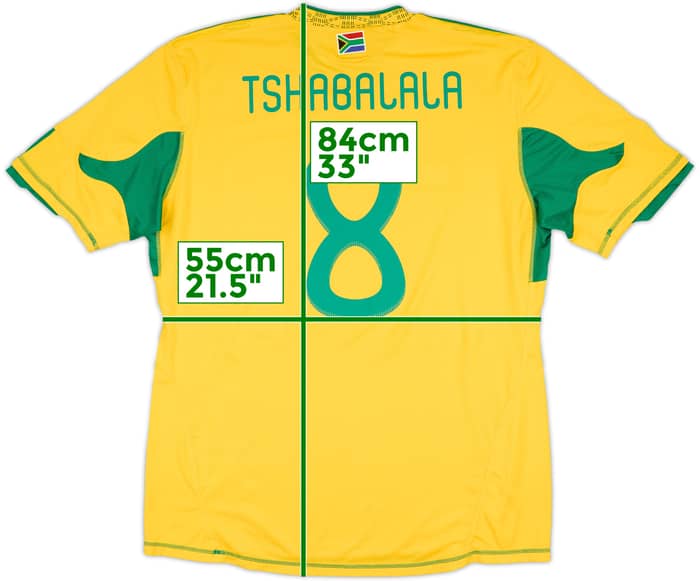 2009-11 South Africa Home Shirt Tshabalala #8 - 9/10 - (XL)