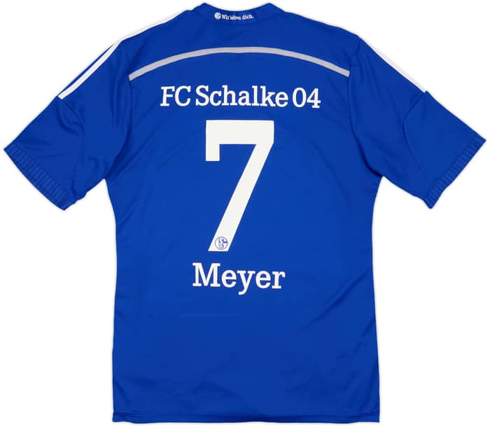 2014-16 Schalke Home Shirt Meyer #7 - 5/10 - (L)
