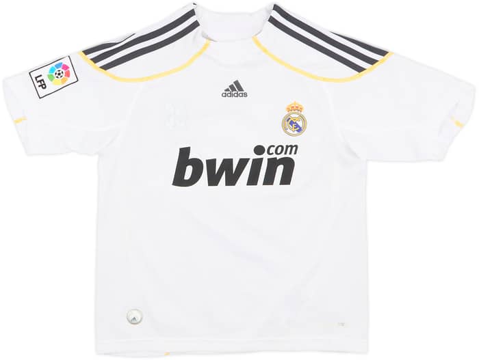2009-10 Real Madrid Home Shirt Ronaldo #9 - 6/10 - (M.Boys)