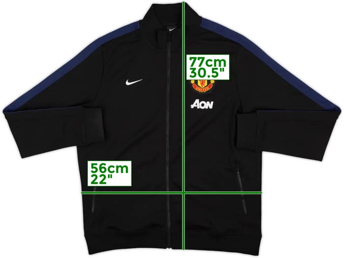 2013-14 Manchester United Nike Track Jacket - 10/10 - (XL)