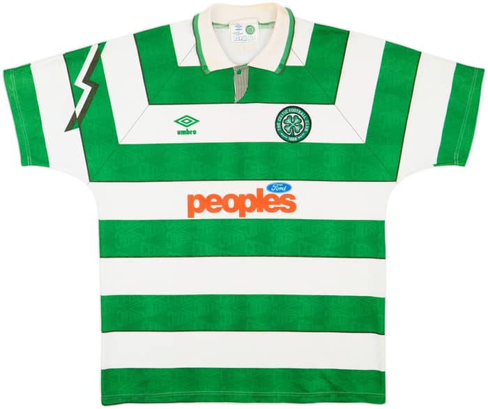 1991-92 Celtic Home Shirt #8 - 5/10 - (L)