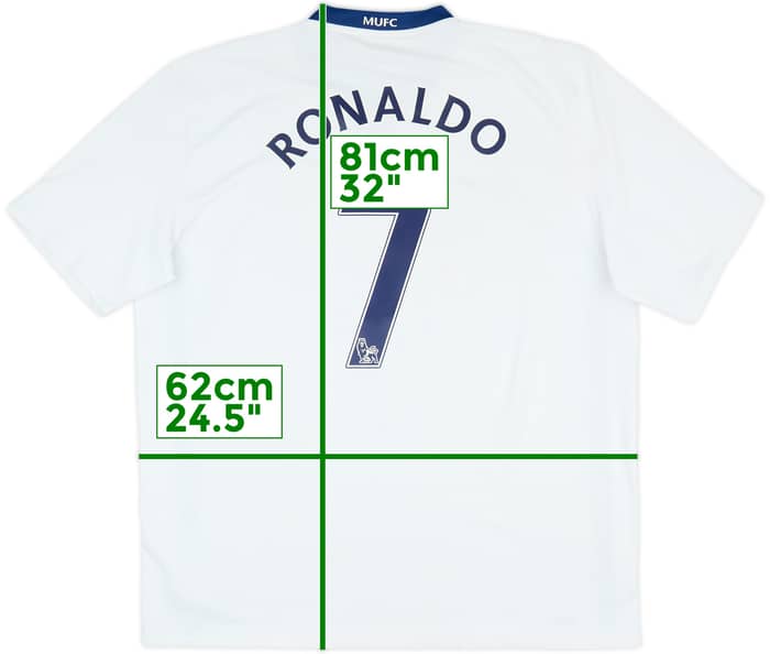 2008-10 Manchester United Away Shirt Ronaldo #7 - 6/10 - (XL)