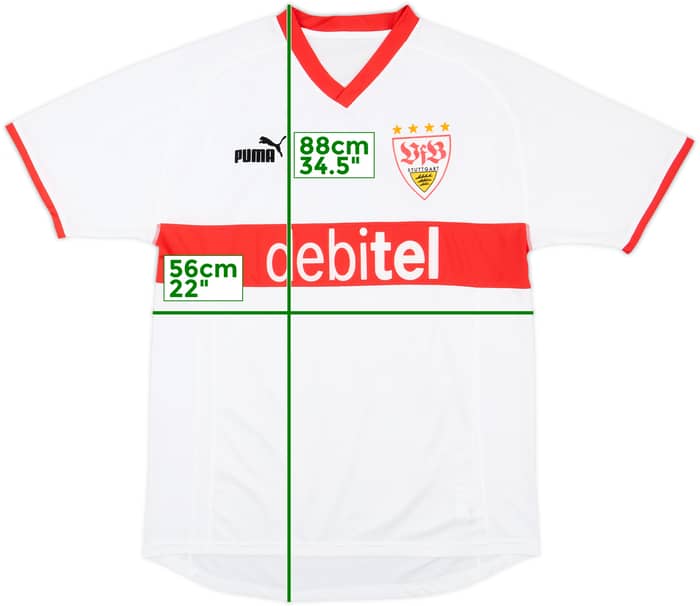 2003-04 Stuttgart Home Shirt - 8/10 - (L)