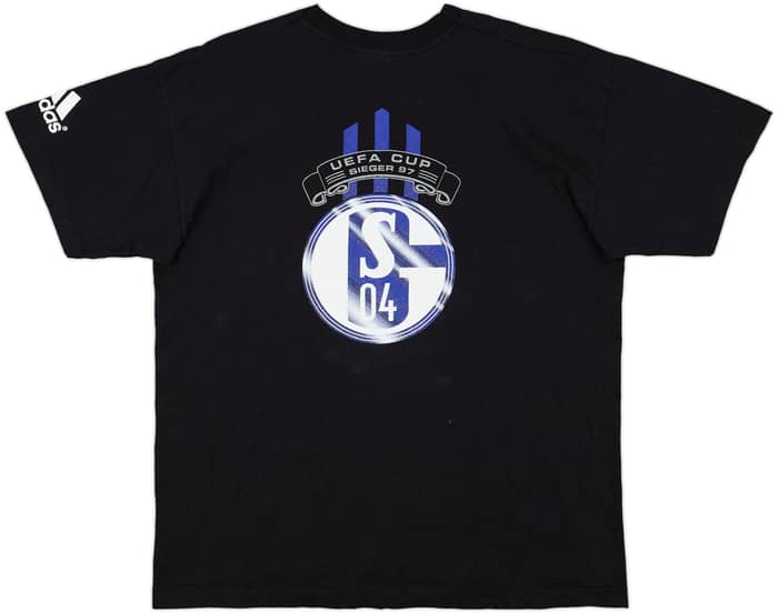1997-98 Schalke adidas Cotton Tee - 9/10 - (L)