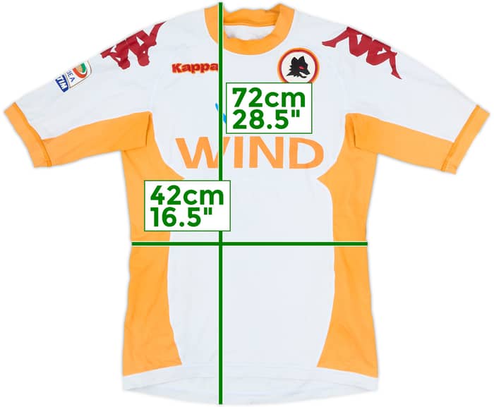 2010-11 Roma Away Shirt - 5/10 - (S)
