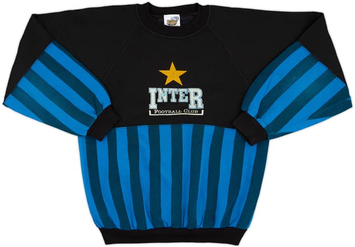 1990-91 Inter Milan Le Felpe Dei Grandi Club Sweat Top - 6/10 - (S)