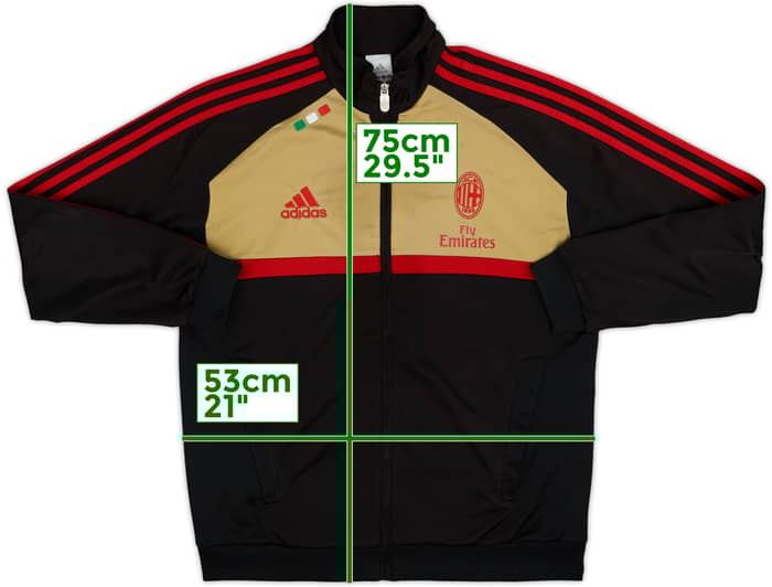 2011-12 AC Milan adidas Track Jacket - 8/10 - (XL.Boys)