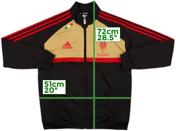 2012-13 AC Milan adidas Track Jacket - 8/10 - (XL.Boys)