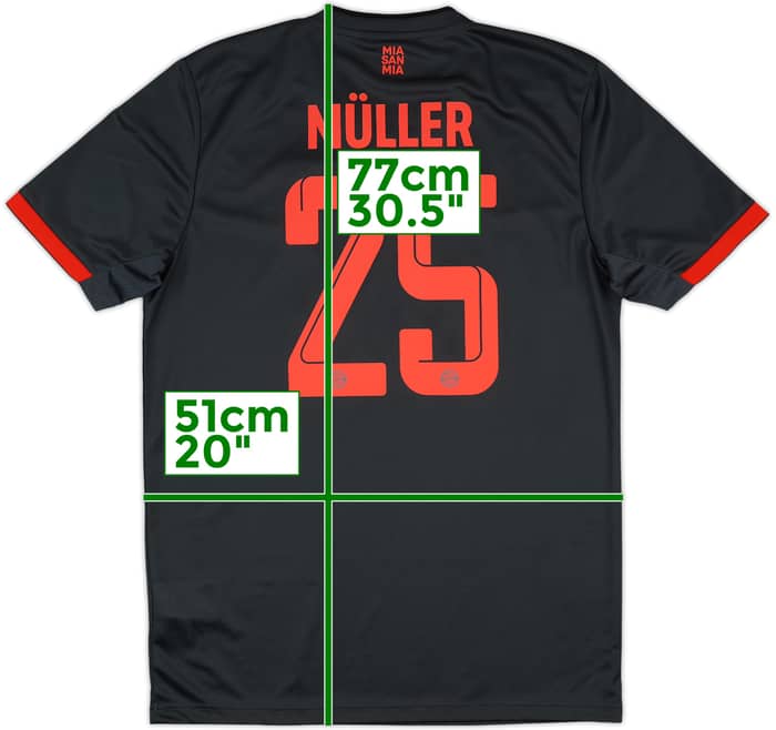 2022-23 Bayern Munich Third Shirt Muller #25 - 6/10 - (M)