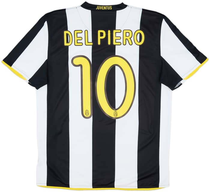 2008-09 Juventus Home Shirt Del Piero #10 - 6/10 - (M)
