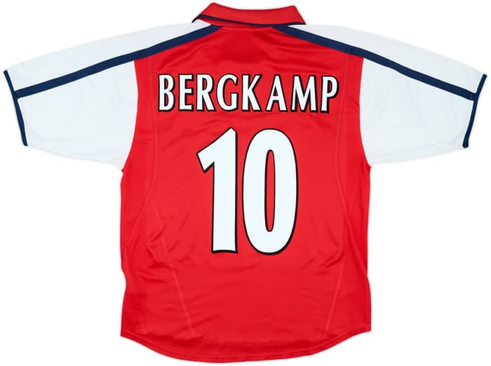 2000-02 Arsenal Home Shirt Bergkamp #10 - 6/10 - (S)