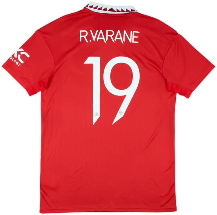 2022-23 Manchester United Home Shirt R.Varane #19 - 10/10 - (L)