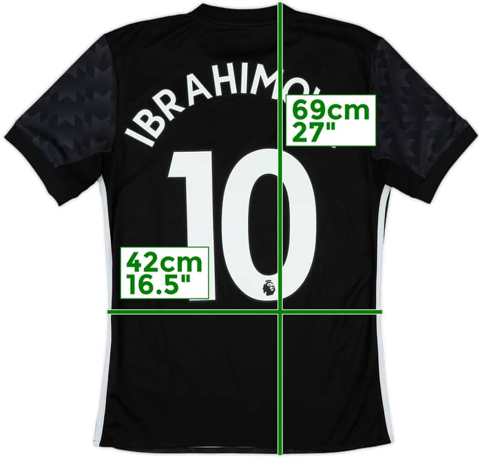 2017-18 Manchester United Away Shirt Ibrahimovic #10 - 10/10 - (XS)