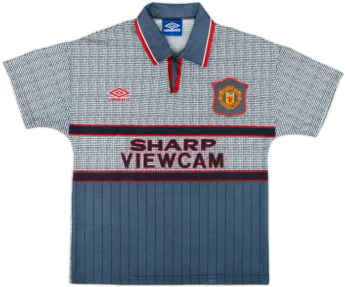 1995-96 Manchester United Away Shirt Cantona #7 - 9/10 - (Y)